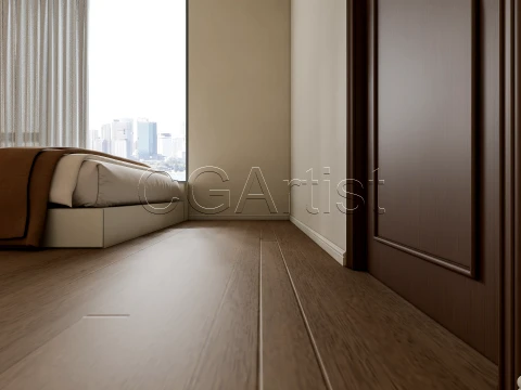 Modern bedroom 33 3D Model