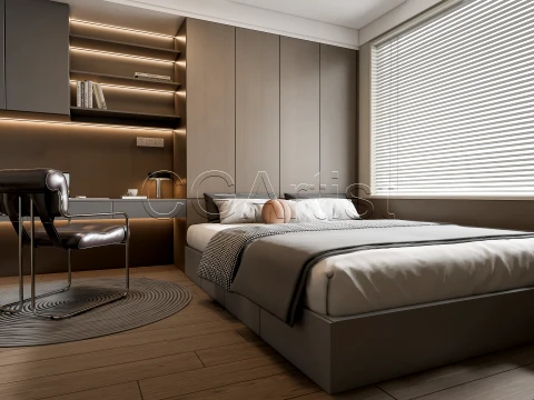 Modern bedroom 34 3D Model