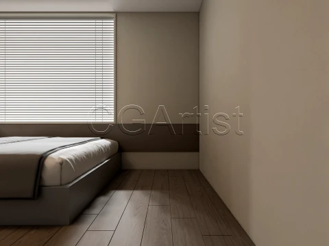 Modern bedroom 34 3D Model
