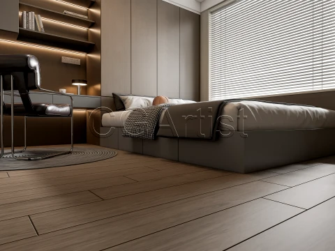 Modern bedroom 34 3D Model