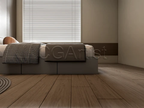 Modern bedroom 34 3D Model