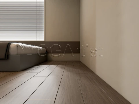 Modern bedroom 34 3D Model