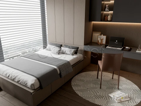 Modern bedroom 35 3D Model