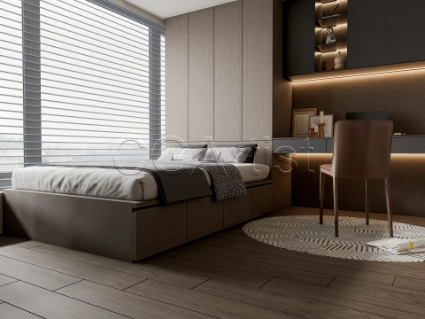 Modern bedroom 35 3D Model