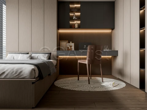 Modern bedroom 35 3D Model