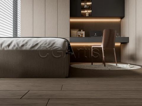 Modern bedroom 35 3D Model