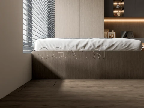 Modern bedroom 35 3D Model