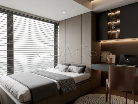 Modern bedroom 35 3D Model