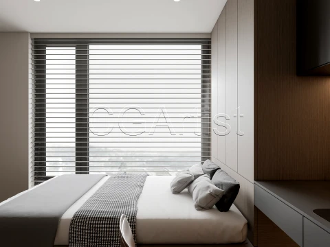 Modern bedroom 35 3D Model