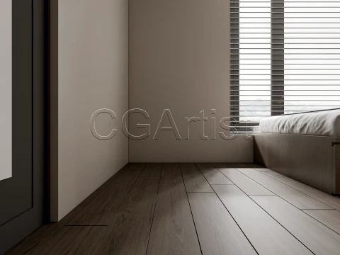 Modern bedroom 35 3D Model