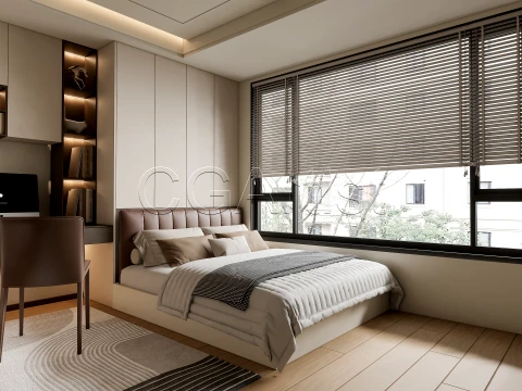 Modern bedroom 36 3D Model