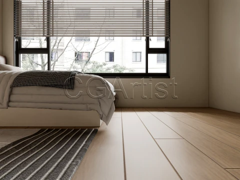 Modern bedroom 36 3D Model