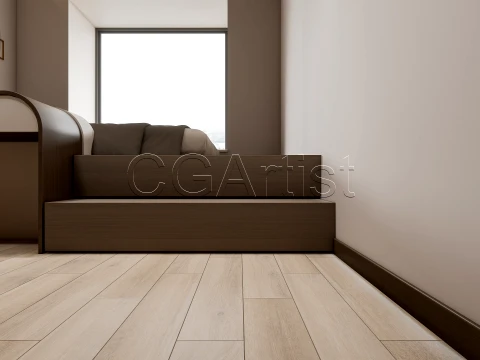Modern bedroom 37 3D Model