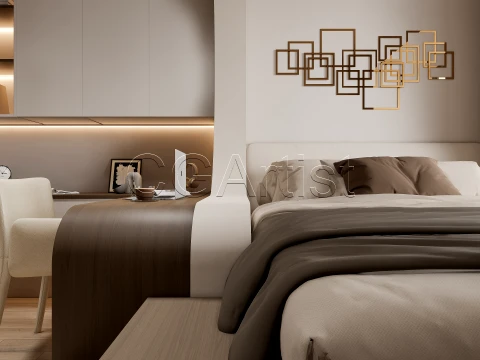 Modern bedroom 37 3D Model