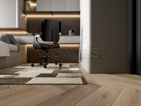 Modern bedroom 38 3D Model