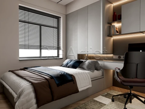 Modern bedroom 38 3D Model