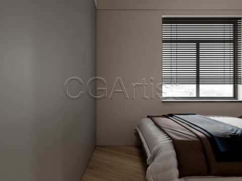 Modern bedroom 38 3D Model