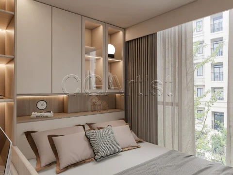 Modern bedroom 40 3D Model