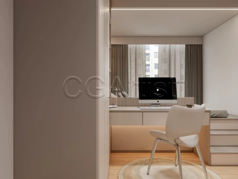 Modern bedroom 40 3D Model