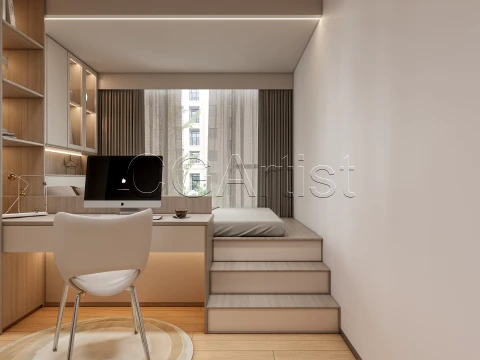 Modern bedroom 40 3D Model