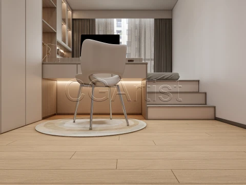 Modern bedroom 40 3D Model