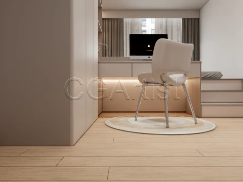 Modern bedroom 40 3D Model