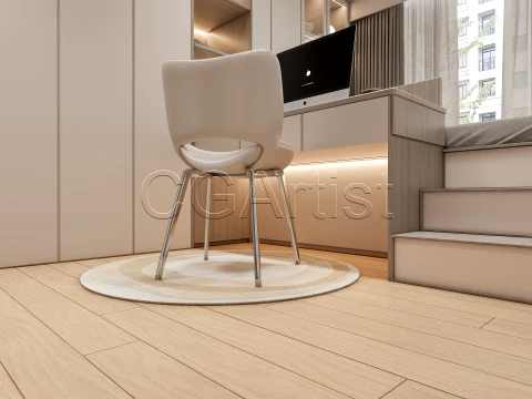 Modern bedroom 40 3D Model
