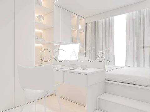 Modern bedroom 40 3D Model