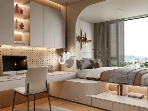 Modern bedroom 41 3D Model