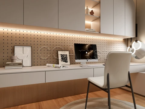 Modern bedroom 41 3D Model