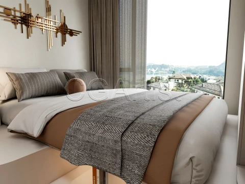 Modern bedroom 41 3D Model