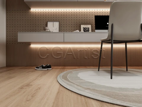 Modern bedroom 41 3D Model