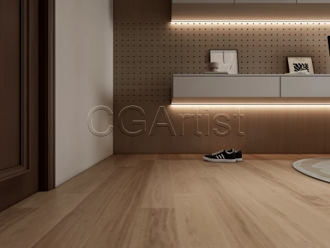 Modern bedroom 41 3D Model