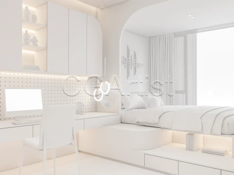 Modern bedroom 41 3D Model