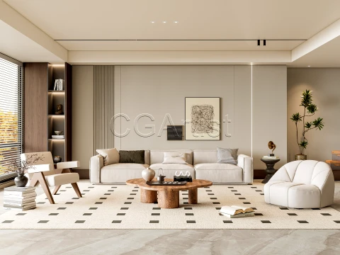 Living room 1 3D Model