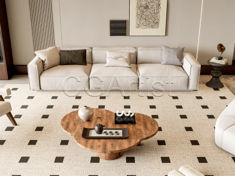 Living room 1 3D Model