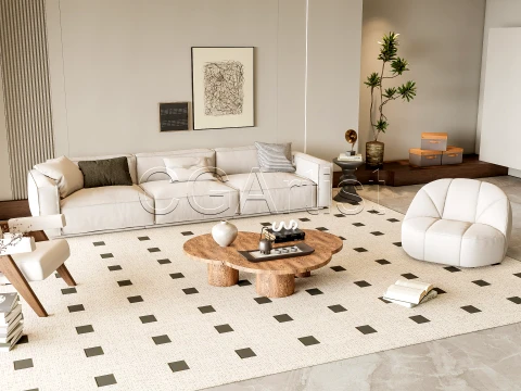 Living room 1 3D Model