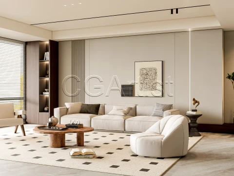 Living room 1 3D Model