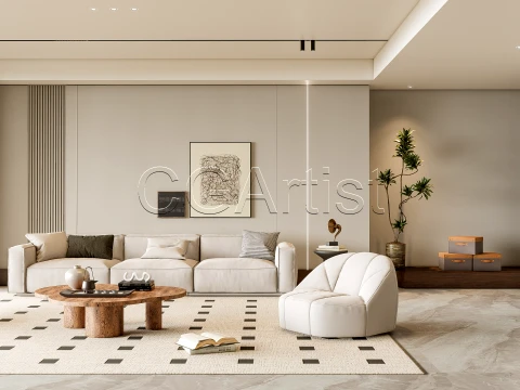 Living room 1 3D Model