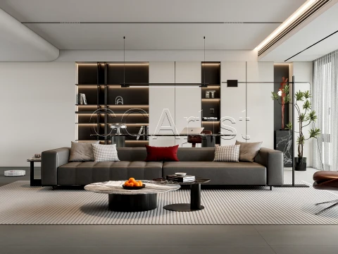 Living room 2 3D Model