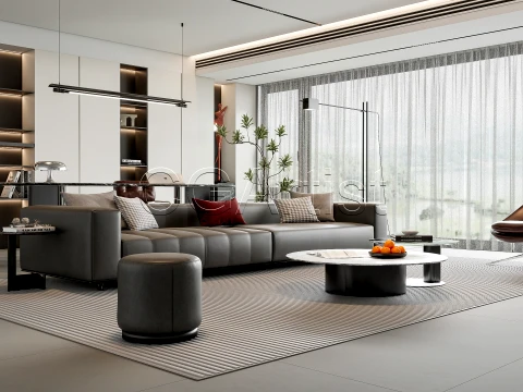 Living room 2 3D Model