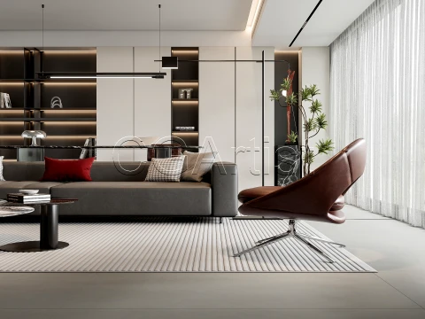 Living room 2 3D Model