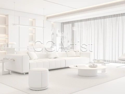 Living room 2 3D Model