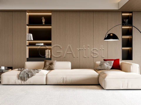 Living room 4 3D Model