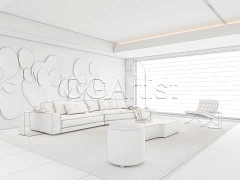 Living room 6 3D Model