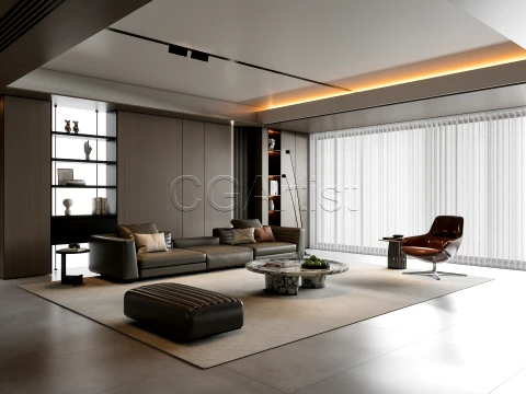 Living room 8 3D Model