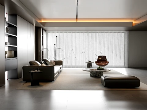 Living room 8 3D Model