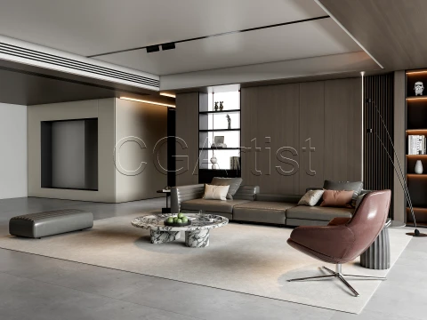Living room 8 3D Model