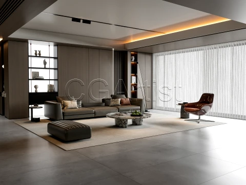 Living room 8 3D Model
