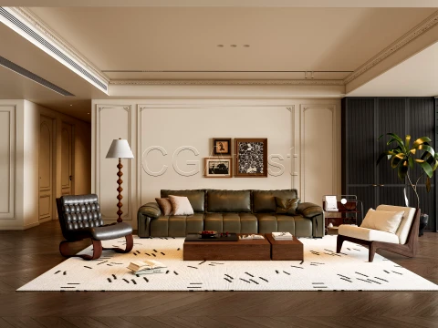 Sala de estar 9 Modelo 3D